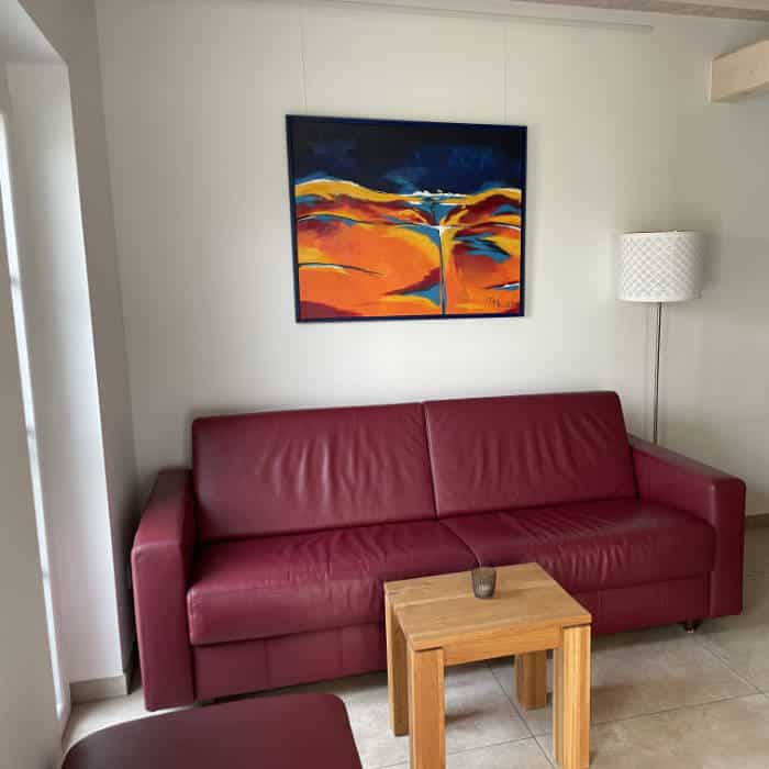 Sofaecke im Erdgeschosss gleich neben dem Esstisch