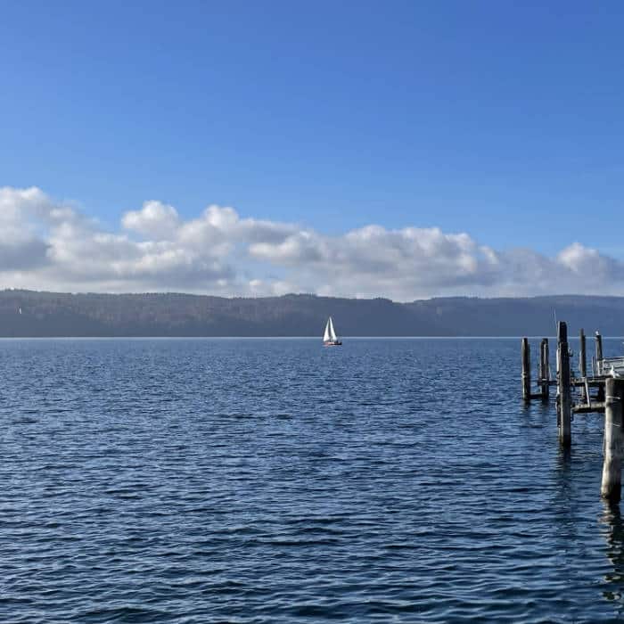 Segelboot auf dem Bodensee